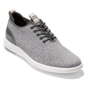 Cole Haan Grand Plus Essex Distance Men's Knit Oxford Shoes Size 10 Gray Grey